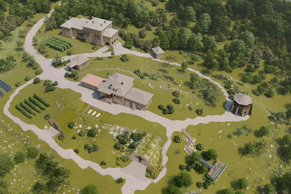 Our Contribution to the Reconstruction of a Cell at Mount Athos